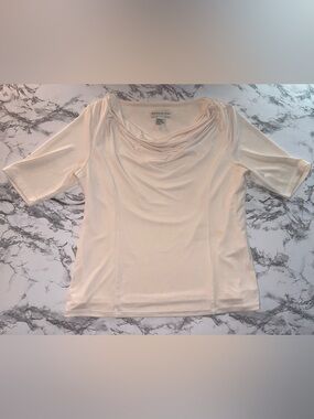 Doncaster Cream Cowl Neck Top